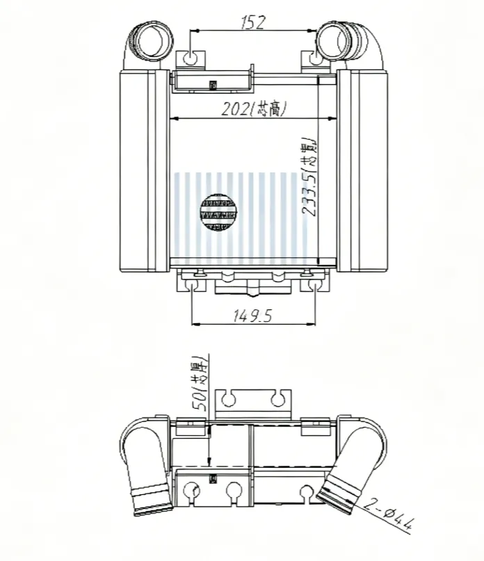 OE 28190-42760 汽车中冷器 适配起亚 Bongo